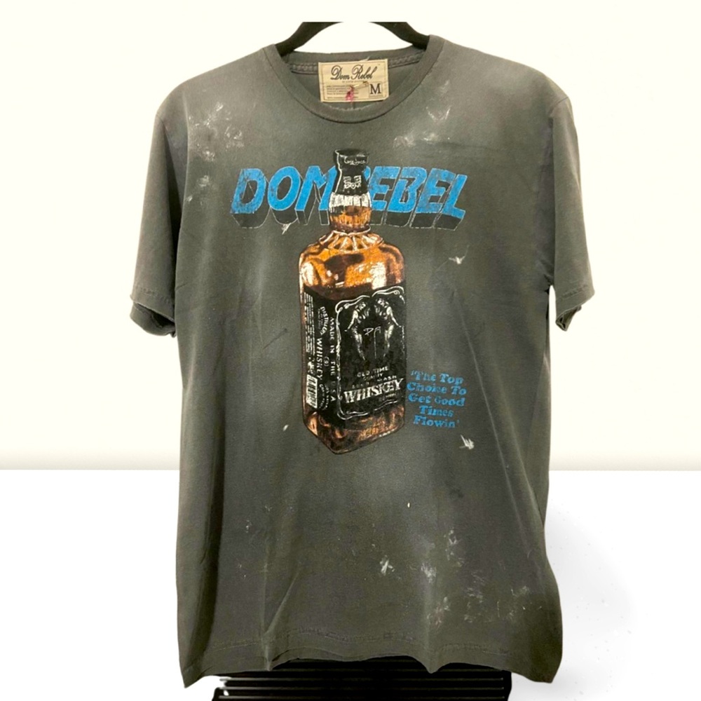 Vintage Dom Rebel “Whiskey Bottle” T-shirt NWT